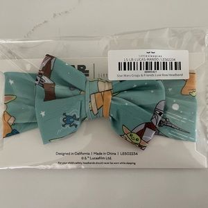 Little sleepies grogu bow